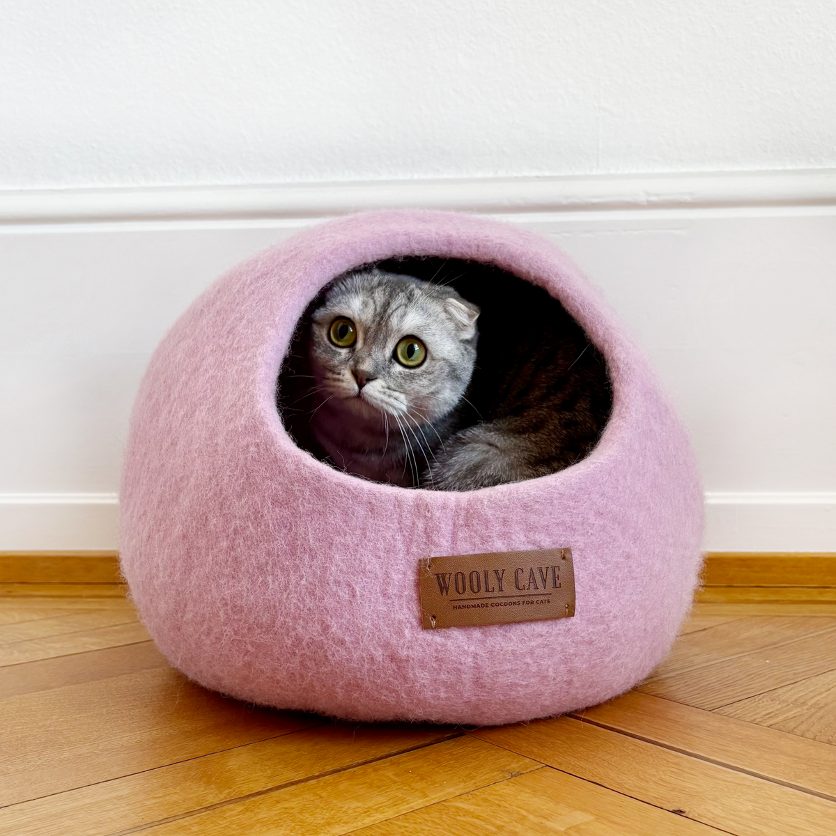 Hand-Felted Cat Cave